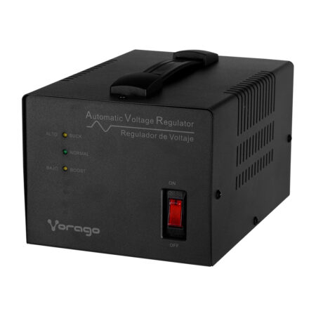 Regulador Vorago Avr-400 3 – 000Va 1, 800W 4 Contactos Electrodomésticos Y Oficina