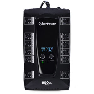 NO BREAK CYBERPOWER AVRG900LCD 900VA/480W LINEA INTERACTIVA/TORRE/12 CONTACTOS