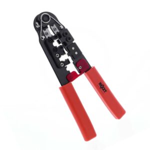 Tenaza Modular Con Prensa Terminal (rj45/8p8c, Rj12/6p6c, Rj11/64c, 6p2c)
