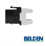 Conector Modular Jack RJ45 Belden Ax101321 - Rj-45, Negro, Cat6