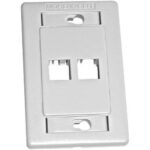 Placa De Pared 2 Puertos Universal Belden Ax101433 - 2 Puertos