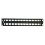 Patch Panel Modular De 48 Espacios Cat.6/6A Belden Negro 2Ur, Ax103115
