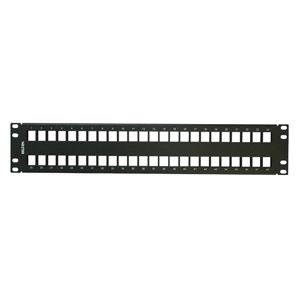 Patch Panel Modular De 48 Espacios Cat.6/6A Belden Negro 2Ur, Ax103115
