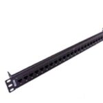 Patch Panel De 24 Puertos Cat. 6 Belden Negro 1Ur, Ax103253