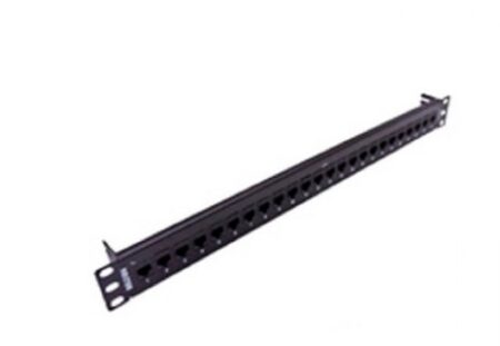 Patch Panel De 24 Puertos Cat. 6 Belden Negro 1Ur, Ax103253