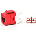 Conector Jack Belden Ax104190 - Rj-45, Hembra, Rojo, Cat6