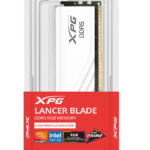 Memoria DDR5 16Gb 6000Mhz Adata Lancer Blade Ax5U6000C4816G-Slabrwh Rgb/Color Blanco/Cl48/Xmp/Expo