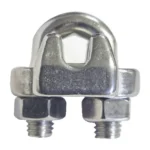 Abrazadera Acero Forjado Syscom Towers Nudo-316-Fjss Nudo/Perro/Para Cable De 3/16"/Acero Inoxidable