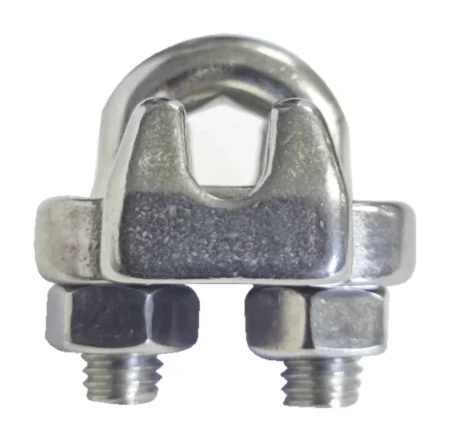 Abrazadera Acero Forjado Syscom Towers Nudo-316-Fjss Nudo/Perro/Para Cable De 3/16″/Acero Inoxidable
