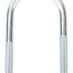 Abrazadera Tipo "U" De 1 1/2" Charofil Ch-Abr-U-38 Con Acabado Electro Zinc, No Incluye Tuercas Y Arandelas
