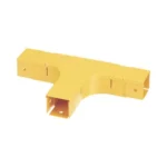 Conexion En T Horizontal Panduit Ft2X2Lyl, Con Angulos A 90º, Para Canaletas Fiberrunner 2X2, Color Amarillo