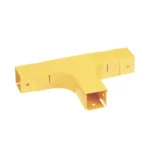 Conexion En T Horizontal Panduit Ft2X2Lyl, Con Angulos A 90º, Para Canaletas Fiberrunner 2X2, Color Amarillo