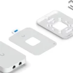 Punto De Acceso Ubiquiti Modelo U7-Pro-Wall WiFi 7 Con Diseño De Pared - Tribanda En 2.4, 5 Y 6 Ghz, Hasta 10.688 Gbps, Puerto Ethernet 1/2.5 Gbe, 300+ Clie