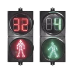 Semaforo Peatonal Accesspro Prolightpast Cuenta Regresiva/Rojo/Verde/Dinamico/Diametro 20Cm