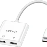 Adaptador USB-C 3.1 A 2 USB-C Acteck AC-939768 Shift Plus Aa415/Para Audio Y Carga/Color Blanco