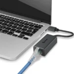 Adaptador USB 3.0 A Gigabit Ethernet, Steren 506-434, Alambrico, 1000 Mbit/S, Color Negro