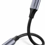 ##CABLE ADAPTADOR USB TIPO-C A JACK 3.5MM UGREEN 30632 10CM/COMPATIBLE SOLO CON XIAOMI Y HUAWEI /CARCASA DE ALUMINIO/NYLON TRENZADO(OPENBOX)