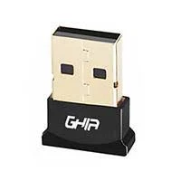 ADAPTADOR USB BLUETOOTH GHIA GNW-U7, USB 2.0, BLUETOOTH V5.0, COMPATIBLE CON V3.0/2.1/2.0/1.1