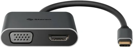 Adaptador USB 3.0 Steren Com-476, HDMI/VGA, Color Negro