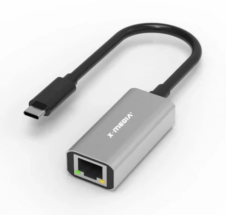 Adaptador Red Externo Usb3.0 X-Media Xm-Ue3000/Puerto Ethernet RJ45 Gigabit Plug And Play/Negro