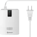 Detector De Gas Steren Ala-Gas Audible/80 Db/Cable De 1.3M/Blanco