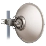 Antena Direccional De Alto Rendimiento Jirous Jrmd-680-6-MIMO, 31 Dbi/2 Ft/5.9-7 Ghz/Conectores R-Sma/Alto Aislamiento Al Ruido/Facil Montaje Y Herraje De Acero Inoxidable/Radomo Incluido