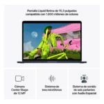 Macbook Air Apple Mc9H4E/A 15"/24Gb/512Gb SSD/M3/Gris Espacial