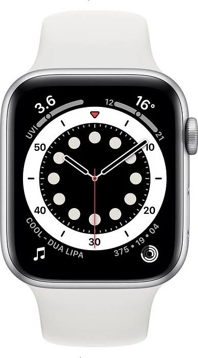 Apple Watch Series 6 OLED 44 mm Digital 368 x 448 Pixeles Pantalla táctil Gris Wifi GPS (satélite)