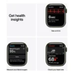 Apple Watch Series 7 OLED 41 mm Digital 352 x 430 Pixeles Pantalla táctil 4G Verde Wifi GPS (satélite)