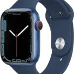 Apple Watch Series 7 OLED 45 mm Digital 396 x 484 Pixeles Pantalla táctil 4G Azul Wifi GPS (satélite)