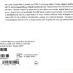 Apple Watch Series 7 OLED 45 mm Digital 396 x 484 Pixeles Pantalla táctil 4G Azul Wifi GPS (satélite)