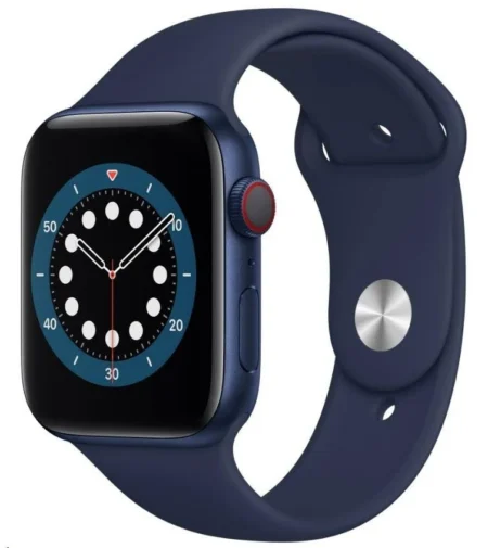 Apple Watch Series 7 OLED 45 mm Digital 396 x 484 Pixeles Pantalla táctil 4G Plata Wifi GPS (satélite)