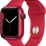 Apple Watch Series 7 OLED 41 mm Digital Pantalla táctil Rojo Wifi GPS (satélite)