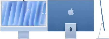 Apple iMac Apple M 61 cm (24″) 4480 x 2520 Pixeles 8 GB 256 GB SSD PC todo en uno macOS Big Sur Wi-Fi 6 (802.11ax) Azul