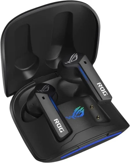 Audifonos Inalambricos C/Microfono ASUS R55Es Rog Cetra Tws Speednova/Wht/Bluetooth/Gamer/Iluminacion Rgb/Cancelacion De Ruido/Color Blanco (Openbox)