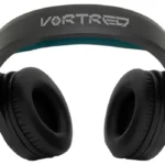 Vortred Diadema BT Double-Tap Auriculares Inalámbrico y alámbrico Juego Bluetooth Negro, Azul