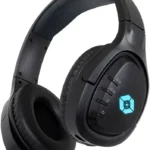 Vortred Diadema BT Double-Tap Auriculares Inalámbrico y alámbrico Juego Bluetooth Negro, Azul