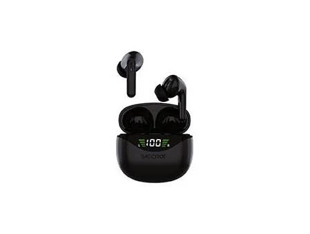 Audifonos Inalambricos Backdrop Tws-3N/Bluetooth/Control Tactil/Caja De Carga Con Pantalla/10M/Color Negro