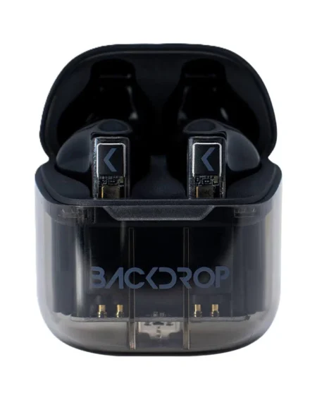 Audifonos Inalambricos Backdrop Tws-4/Bluetooth/Transparentes/10M/Tactil Color Negro