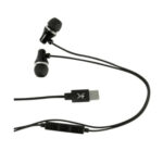 Audifonos Tipo C Con Microfon Desmontable - Negro