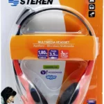 Audifonos Alambricos C/Microfono Steren Rad-597 Manos Libres, Para Rad-510/530/630, Negro