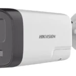 Camara Bala Turbohd Hikvision Ds-2Ce17K0T-Lts 5Mpx/Lente 3.6 Mm/40 Mts Ir Exir + 40 Mts Luz Blanca/Microfono Y Bocina Integrado/Exterior IP67/Dwdr/Audio Bidireccional+Dual Light+Colorvu