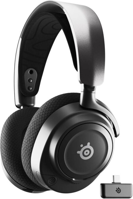 Steelseries Arctis Nova 7 Auriculares Inalámbricos Para Juegos – Sin Pérdidas 2.4 Ghz, 30 Horas De Duración De La Batería