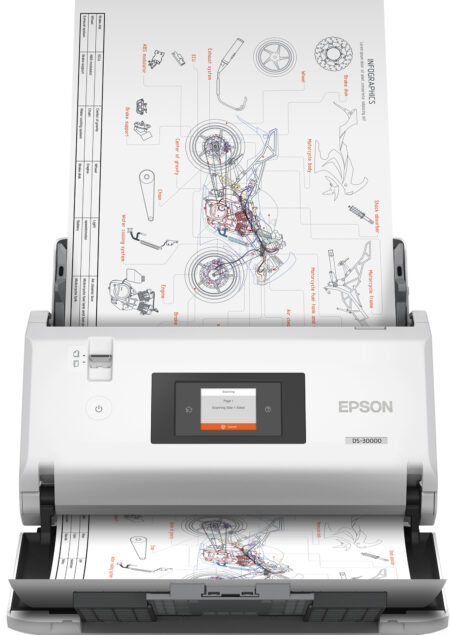 Escáner Epson B11B256201 – Adf, Cis