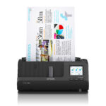Scanner Epson Workforce Es-C380W, 600Dpi,1200Dpi, LED Rgb, USB, Wi-Fi, 30 Ppm, 60Ipm, Color Negro, B11B269201