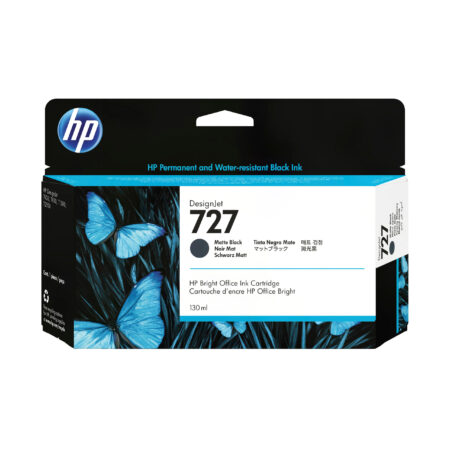 HP 727 Negro Matte 130Ml Tinta Amplio Formato B3P22A