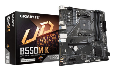 Mb Gigabyte B550M K Socket Am4/DDR4/HDMI/D-Sub/DVI-D/USB 3.2/Micro ATX