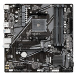 Mb Gigabyte B550M K Socket Am4/DDR4/HDMI/D-Sub/DVI-D/USB 3.2/Micro ATX