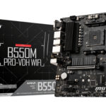 MB MSI B550M PRO-VDH WIFI DDR4/SOCKET AM4/HDMI/128GB/4XUSB/M.2/MICRO-ATX