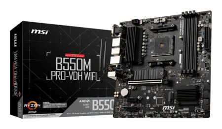Mb MSI B550M Pro-Vdh WiFi DDR4/Socket Am4/HDMI/128Gb/4Xusb/M.2/Micro-ATX